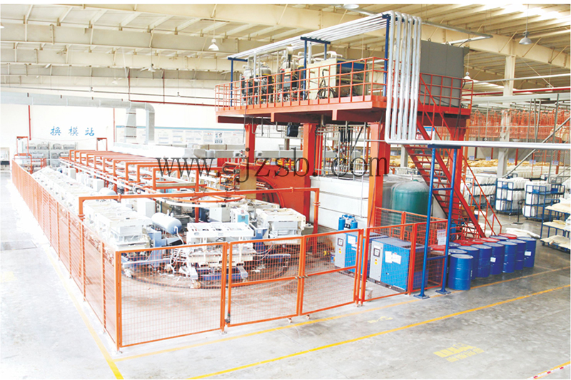 Automotive Seat Foam Racetrack Production Line with foaming 