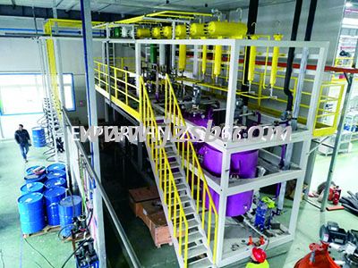 In house polyol and blowing agent catalyst blending system